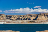 Lake Powell's Waters and Rugged Cliffs