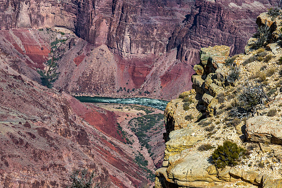 Grand Canyon Landscape with Colorado River