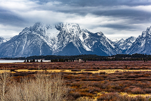 Teton Range Autumn Landscape