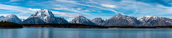 Jenny Lake Pano in Grand Teton National Park