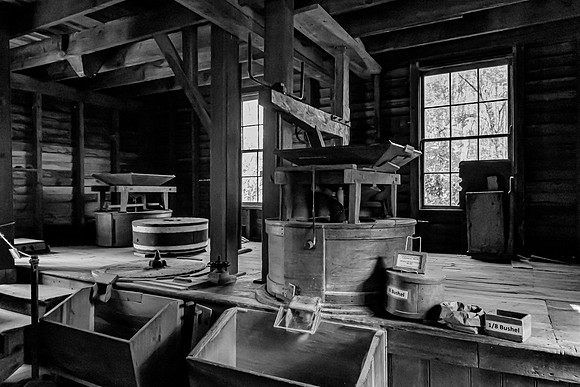 Historic Mingus Mill Interior, Great Smoky Mountains