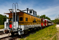 Rio Grande Caboose and Train Cars