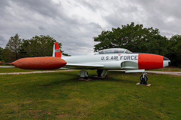 Lockheed T-33 Shooting Star Jet Aircraft Display
