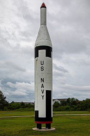 Decommissioned US Navy Missile Display