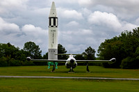 Jupiter Missile and Vintage Jet
