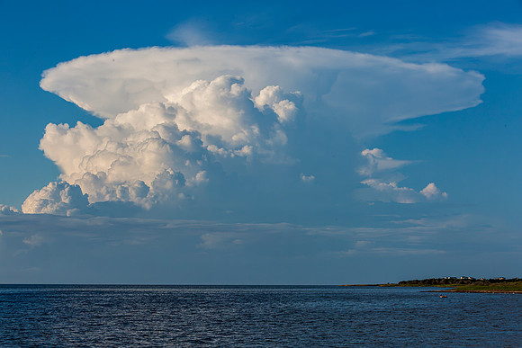 Thunderhead Cloud Over Water