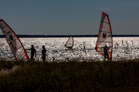 Last Sail of the Day Windsurfing