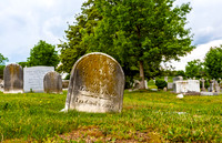 Old Gravestones in a Cemetery