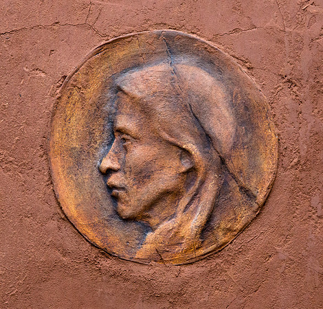 Sculpture of Woman's Profile