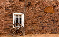 Hubbell Trading Post with Wagon Wheel