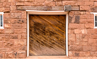 Rustic Door in Stone Wall