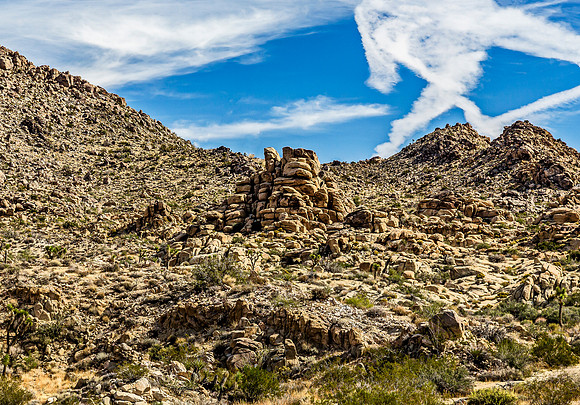 Rocky Desert Landscape in San Bernardino County, California