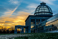 Botanical Garden Dome at Sunset
