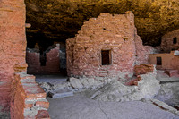 Ancient Cliff Dwellings Under Rock Overhang
