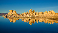 Mono Lake Tufa Formations at Sunset
