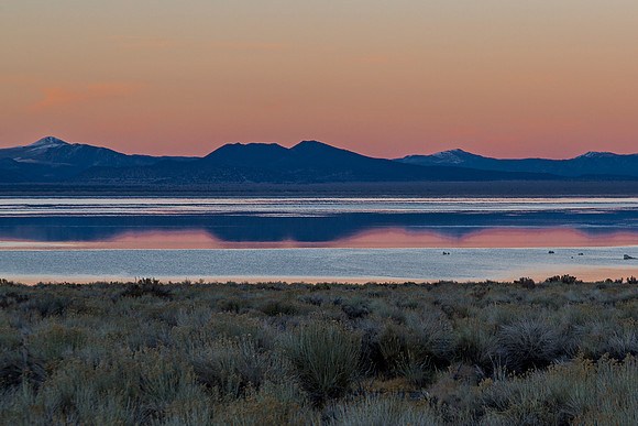 Mono Lake Twilight Reflection
