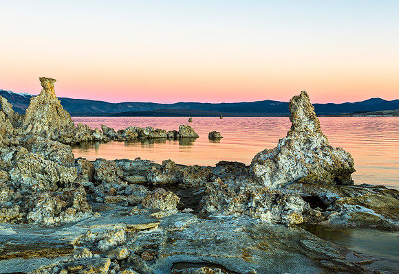 Sunrise at Mono Lake with Tufa Formations