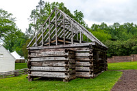 Historic Log Cabin with Unfinished Roof