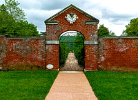Montpelier's Historic Brick Archway and Iron Gate