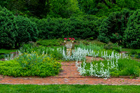 Garden Path with Stone Planter