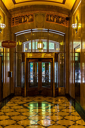 Art Deco Building Entrance Interior