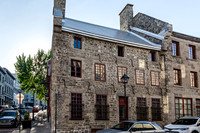 Historic Stone Building on Urban Street
