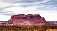 Red Rock Formations in Desert Landscape