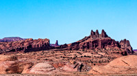 Desert Landscape with Rock Formations