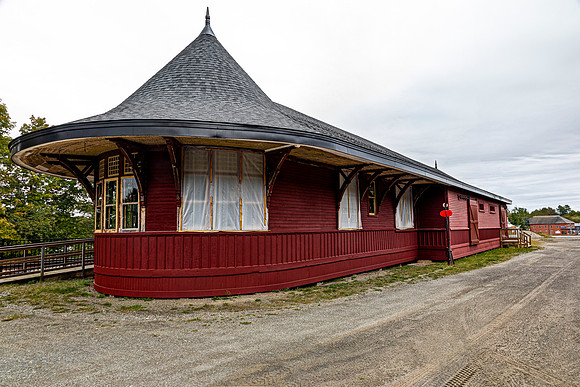 Historic Railway Station in Moosehead Junction Township