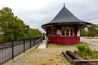 Greenville Junction Depot and Railroad Tracks
