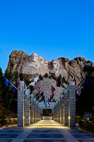 Mount Rushmore National Memorial at Dawn