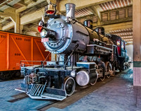 Southern Railway Locomotive 542 and Boxcar