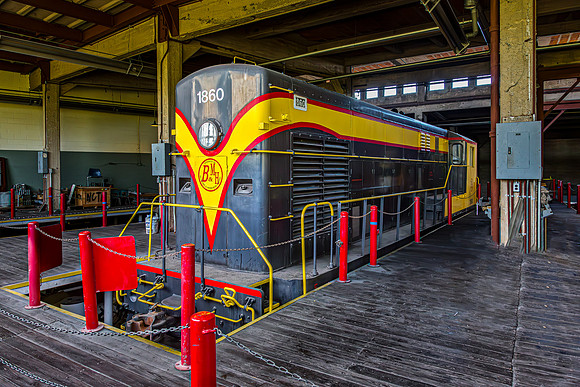 B&M H 1860 Train Displayed