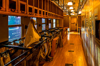 Vintage Railway Post Office Car Interior