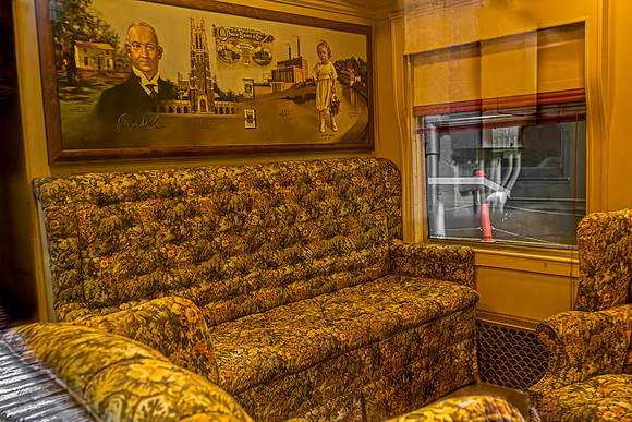 Vintage Train Car Interior