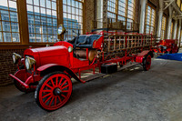Vintage American LaFrance Fire Truck Display
