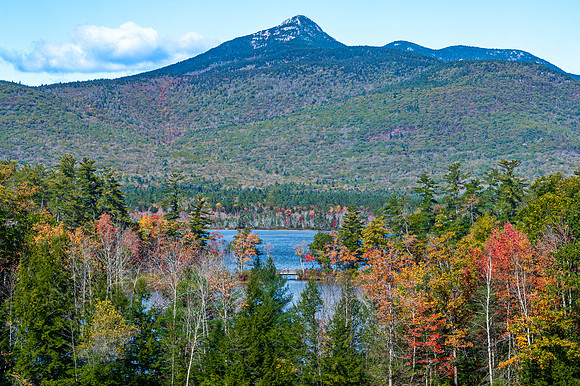 Autumn Mountain Lake Landscape