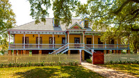 Historic Southern House with Porch and Picket Fence