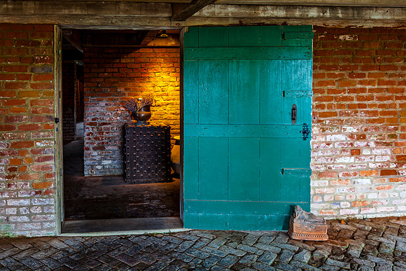 Old Doorway and Brick Interior
