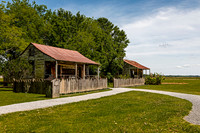 Historic Cabins in Rural Landscape