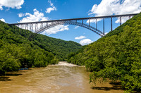 New River Gorge Bridge and River