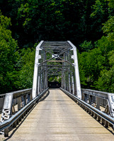 Old Steel Truss Bridge in West Virginia