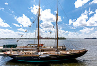 Schooner docked in Norfolk, Virginia