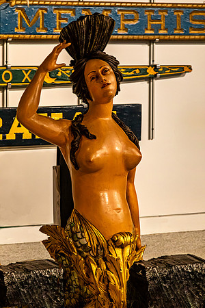 Figurehead Displayed at a Museum Exhibition