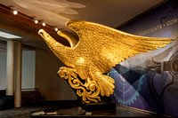 Gilded American Bald Eagle Statue