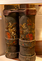 Antique Artillery Cases with Royal Coat of Arms
