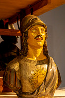Wooden Bust of a Soldier