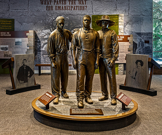 The First Contrabands Statue at Fort Monroe