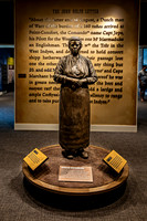 Angela Statue at Museum Exhibit