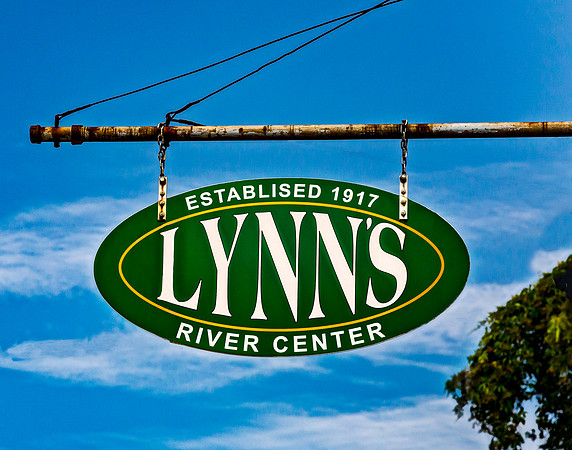 Lynn's River Center Sign